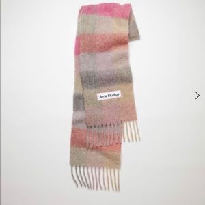 Acne Studios fuchsia/lilac/pink Scarf 🧶